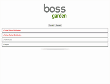 Tablet Screenshot of bossgarden.com